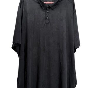 Tommy Bahama Black Island Zone Polo Men’s 4XLB/4TGG Shirt with Palm Tree print
